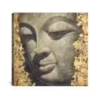 Handmade buddha face portrait oil painting on canvas for gift