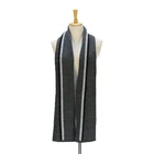 hot sale men's striped scarf jacquard knitting scarf