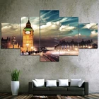 Wholesale Landscape Picture Custom Print on Canvas 5 Panel Wall Art Canvas prints