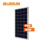 Bluesun exported 150w 170w 180w 200w pakistan free sample custom made solar panel for 1kw solar system