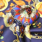 Hot 100% polyester printed crepe faux silk chiffon fabric for dress and garment
