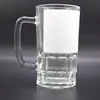 Sublimation Blank Clear /Frosted 22oz Glass Beer Mug
