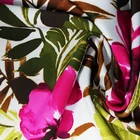 New Arrival simple design free sample printed 100 polyester interlock knitted fabric for beach shorts