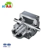drawing or sample custom make one stop gear hobbing cnc machining manufacturer 4 way 90 degree right angle spiral bevel gearbox