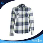High quality new magic plaid ladies fancy long sleeve shirt