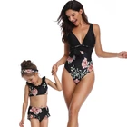 Family Fitted Child Bikini Top Bottoms Set Sexy