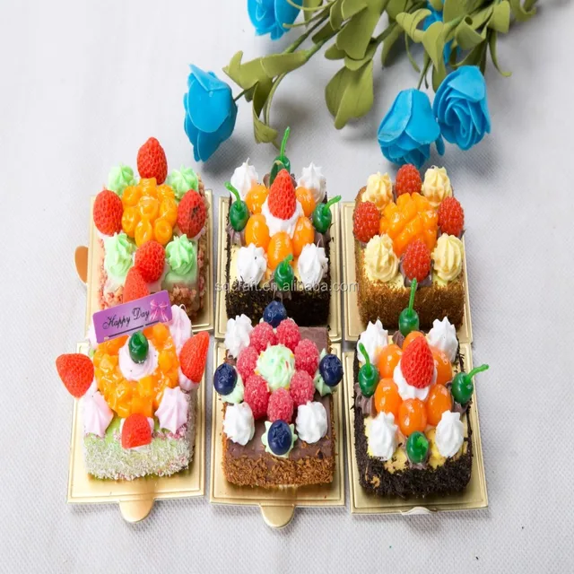 new wedding return gift polymer clay lifelike cake with fridge