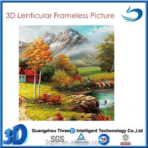 photo picture,spring roll view 3d lenticular printing picture 3d stereoscopic photo