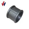 High quality black malleable iron pipe fittings socket coupler cast iron DN15 GOST standard for Russia
