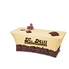 4ft 6ft 8ft Custom Print Trade Show Throw/Fitted/Spandex Table Cover