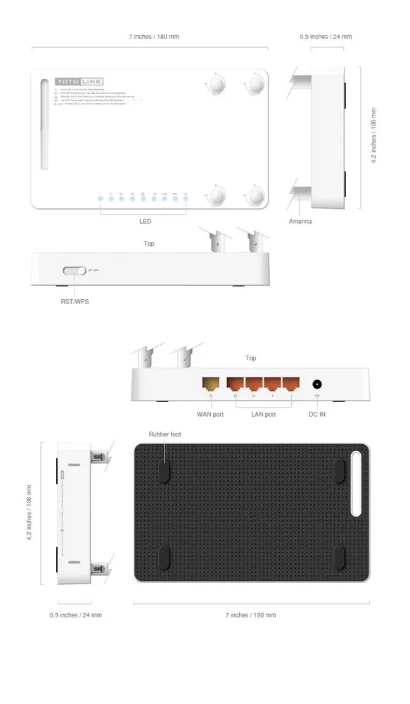 engish firmware totolink n600r TOTOLINK-N600R/n600r v2 Wireless Dual Band Router 600Mbps 5G/2.4GEnglish Firmware