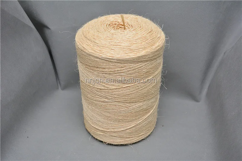 natural sisal yarn "s" twist 600~1000m/kg for elevator sisal