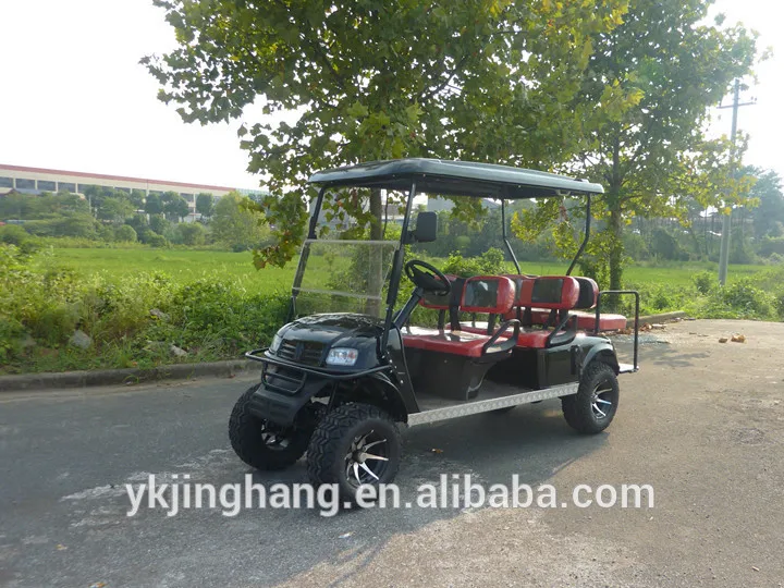 Chinese CE certification 6 seat off road gas golf cart for sale