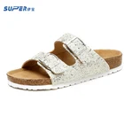 Ladies Designer Shiny Beautiful Nice Sequin Slippers Women