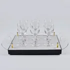Guangdong factory manufactures rechargeable custom printed serving tray for glasses shot