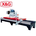 Manual granite slab stone edge cutting / trimming machine