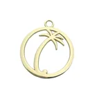 Personal design custom hollow gold engraved metal brand logo tags for bag/handbag