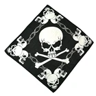 bandana factory customized printing hip hop headwear pirate skull head bandana for women