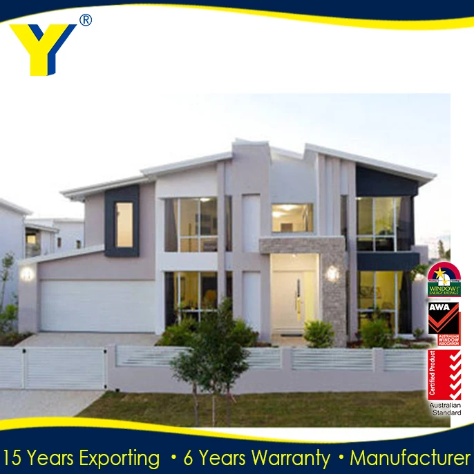 Double glazed sliding windows and double pane glass window aluminium sliding window