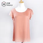 High Quality Women Garments Ladies Tank Top Ladies 100%Silk Blouse