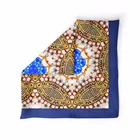 Direct Manufacture Lady's Fashion Digital Print Silk Square Foulard Scarf