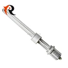 Electric flange immersion heater element for water tank
