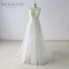 New lace wedding gown bride suzhou wedding dress with tulle train