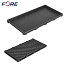 35mm Depth Foldable Flat PP Plastic Rice Seedling Tray for Rice Seeding