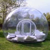 Outdoor Transparent inflatable bubbel tent with Single Tunnel for Family Camping