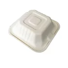 Eco Food packaging 6 inch biodegradable clamshell take away burger boxes