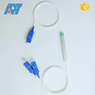Optic fiber steel tube 1*N 2*N(N=2,4,6,8,12,16,32,64) micro type plc splitter SC APC / UPC FTTH fiber splitter