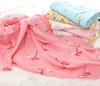 Print/Size/Packaging Can be Customized--Unisex Muslin Swaddle Blankets Baby Shower Gifts Muslin Swaddle Wrap Made of Cotton