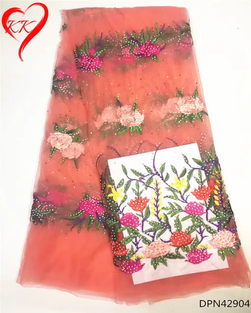 fariy tales style indian bridal lace fabric embroidered flower