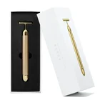 Beauty Improve Face Contour Micro-current 24K Gold Facial Massage Beauty Bar