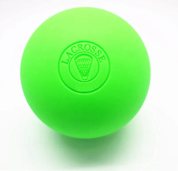 new invention colorful logo engraved lacrosse ball for fitness massage
