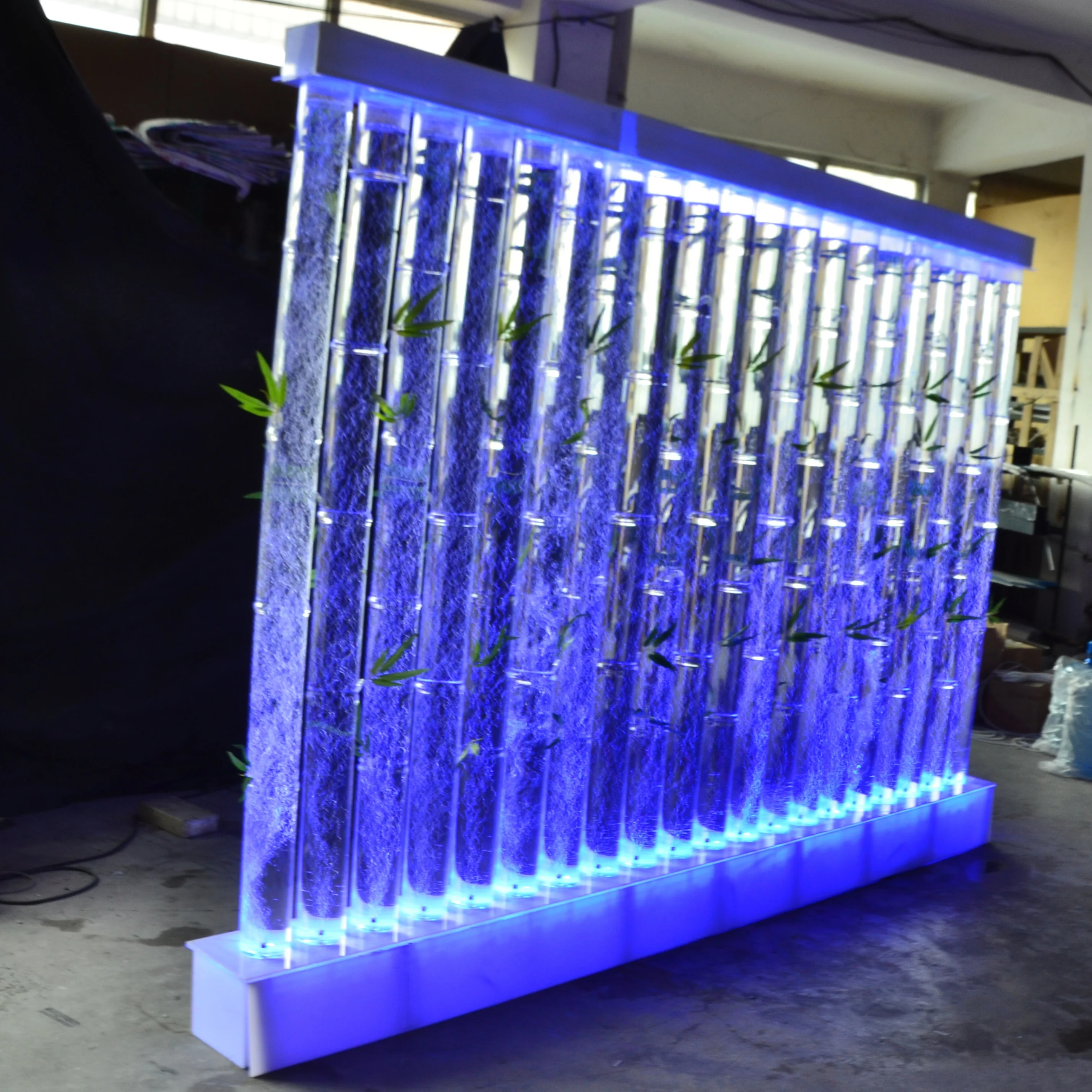 Led Lights Water Bubble Tube Wall Wedding Stage Backdrop