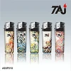 New Design of TAJ Brand cigarette case lighter/Top brand refillable metal lighter