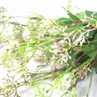 Artificial Flower Mini Bouquet Wedding Beautiful Blush Bunch Seeded Artificial Leaf Bouquet