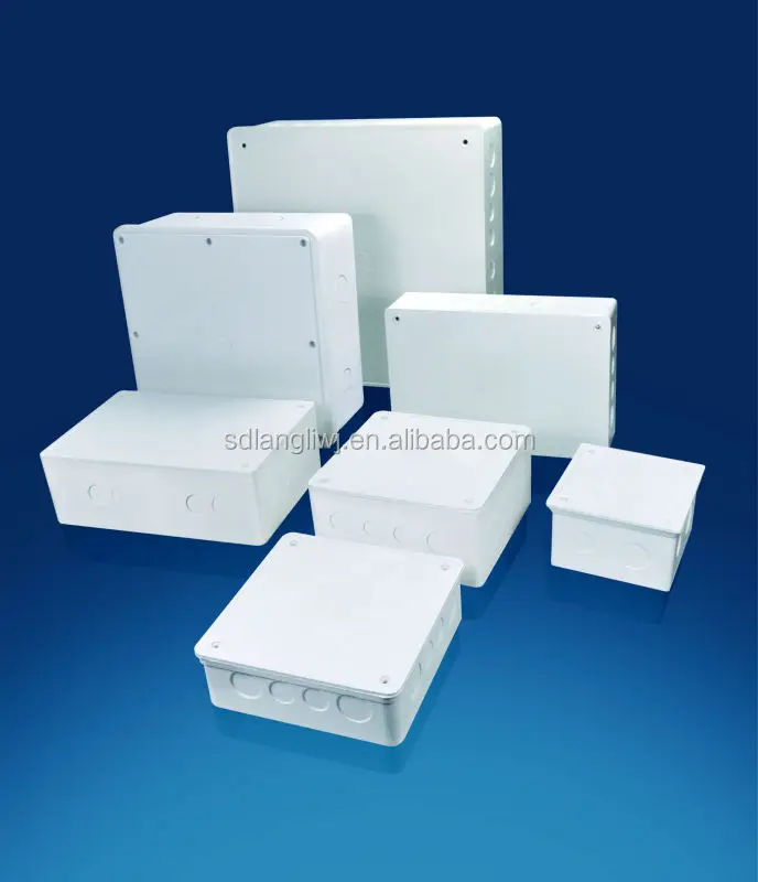 Hot sell high quality 6X6 pvc electric adapter box for construction or