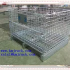 Steel Structure Industrial Metal Wire Mesh Storage Box Bins