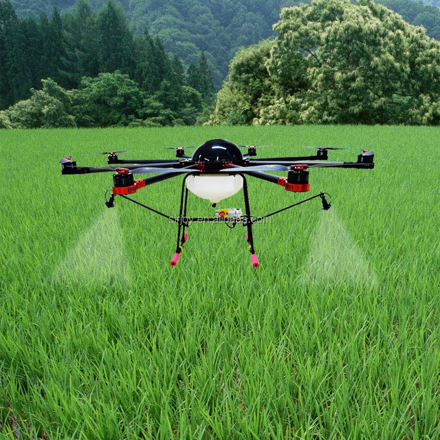 crop aerial uav octocopter drone agriculture