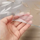 BUBM Clear Table Protector Soft Glass Tablecloth PVC Table Cloth