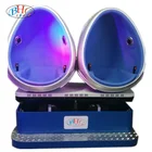 new technology simulator video games 9d movie cinema with double egg chair
