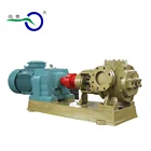 Hydraulic bitumen transfer triple plunger internal bitumen gear pump