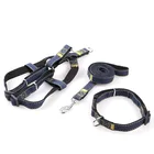 Custom front walk dog car harness new dog harness with leash