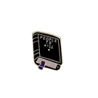 Small Metal Lapel Pin Badge 3/4 X 1 Inches New