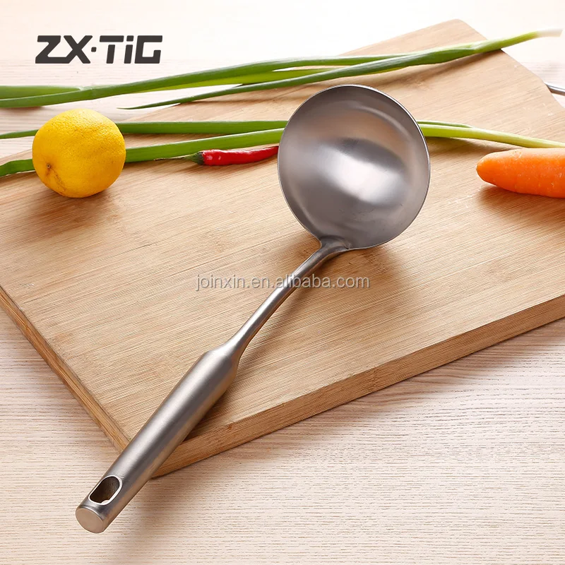 pure titanium cookware set table spoon chinese soup ladles