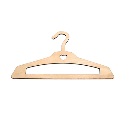 laser cut baby hanger kids wood hanger