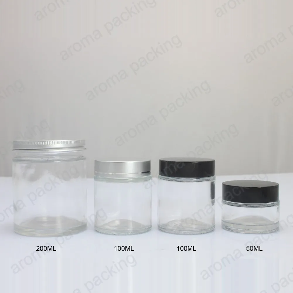 Ml Ml Ml Customized Small Round Glass Jar With Screw Cap Buy