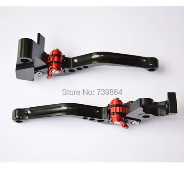New Short Black CNC Brake Clutch Levers For Kawasaki Versys 650 2006-2008 Brake Clutch Levers free shipping
